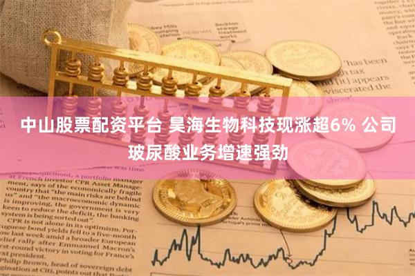 中山股票配资平台 昊海生物科技现涨超6% 公司玻尿酸业务增速强劲