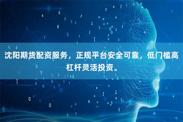 沈阳期货配资服务，正规平台安全可靠，低门槛高杠杆灵活投资。